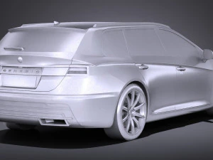 Generic Combi NN 2017 lowpoly 3D Model