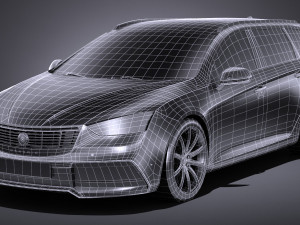 Generic Combi NN 2017 lowpoly Modelo 3D