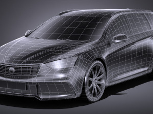 Generic Combi NN 2017 lowpoly Modelo 3D