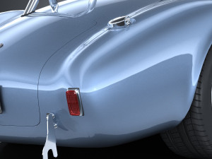 Shelby Cobra 427 1965 lowpoly 3D Model