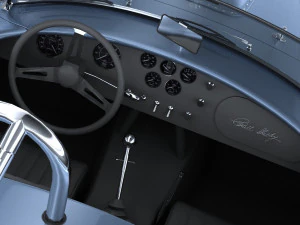 Shelby Cobra 427 1965 lowpoly 3D Model