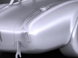 Shelby Cobra 427 1965 lowpoly 3D Model