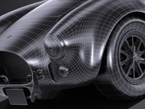 Shelby Cobra 427 1965 lowpoly 3D Model