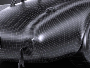 Shelby Cobra 427 1965 lowpoly 3D Model
