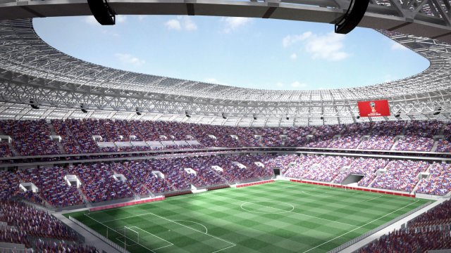 Luzhniki Stadium Mosco 3D Model .c4d .max .obj .3ds .fbx .stl .blend