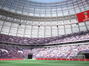 Luzhniki Stadium Mosco 3D Model