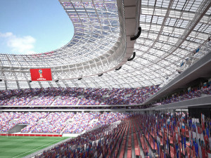 Luzhniki Stadium Mosco 3D Model