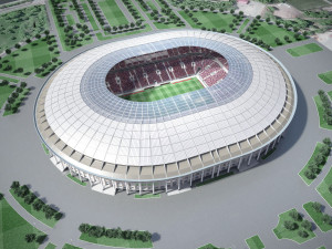 Luzhniki Stadium Mosco 3D Model