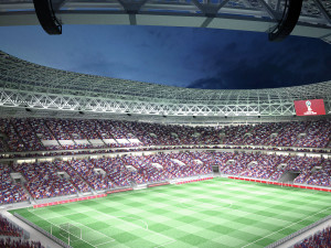 Luzhniki Stadium Mosco 3D Model