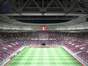 Luzhniki Stadium Mosco 3D Model