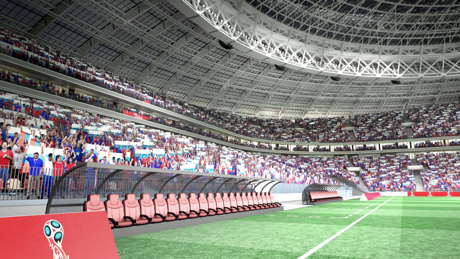 Лужники 3d схема