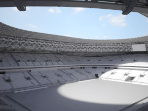 Luzhniki Stadium Mosco 3D Model