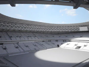 Luzhniki Stadium Mosco 3D Model