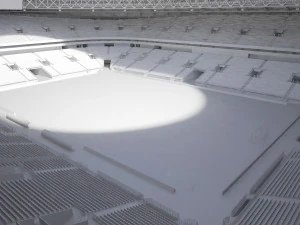 Luzhniki Stadium Mosco 3D Model