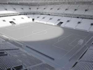 Luzhniki Stadium Mosco 3D Model