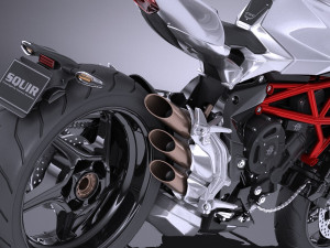 MV Agusta Brutale 800 3D 模型