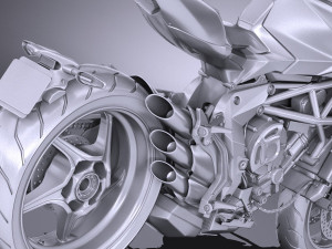 MV Agusta Brutale 800 3D 模型