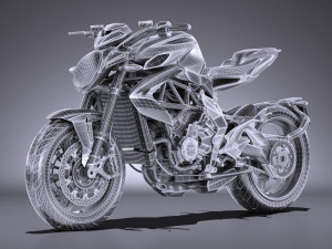 MV Agusta Brutale 800 3D 模型