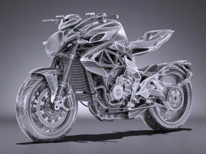 MV Agusta Brutale 800 3D Model