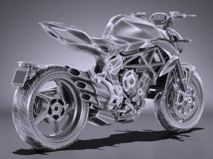 MV Agusta Brutale 800 3D 模型