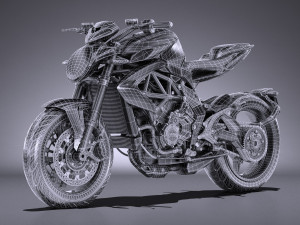 MV Agusta Brutale 800 3D 模型