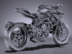 MV Agusta Brutale 800 3D 模型