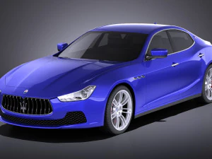 मासेराती घिबली 2016 वेरे 3D मॉडल