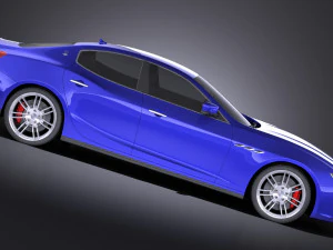 Maserati Ghibli 2016 vray 3D Model