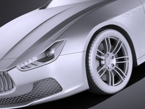 Maserati Ghibli 2016 vray Modèle 3D