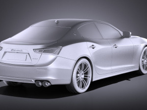 Maserati Ghibli 2016 vray Modèle 3D