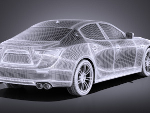 Maserati Ghibli 2016 vray Modèle 3D
