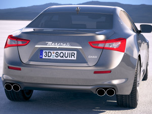 Maserati Ghibli Granlusso 2018 3D Modell