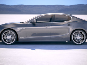 Maserati Ghibli Granlusso 2018 3D Modell