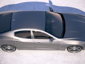 Maserati Ghibli Granlusso 2018 3D Modell