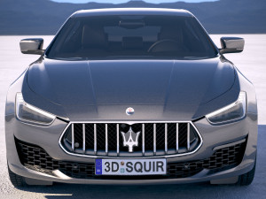 Maserati Ghibli Granlusso 2018 3D Modell