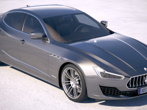 Maserati Ghibli Granlusso 2018 3D Modell