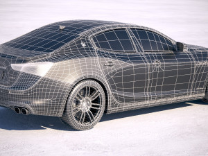 Maserati Ghibli Granlusso 2018 3D Modell