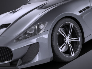 Maserati GranTurismo MC Stradale 2016 vray 3D 模型