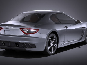 Maserati GranTurismo MC Stradale 2016 vray 3D 模型
