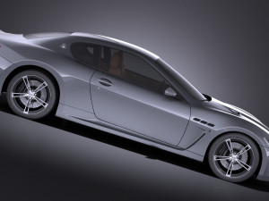 Maserati GranTurismo MC Stradale 2016 vray 3D 模型