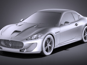 Maserati GranTurismo MC Stradale 2016 vray 3D 模型