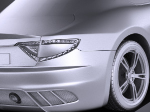 Maserati GranTurismo MC Stradale 2016 vray 3D 模型