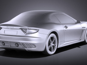 Maserati GranTurismo MC Stradale 2016 vray 3D 模型