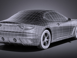 Maserati GranTurismo MC Stradale 2016 vray 3D 模型