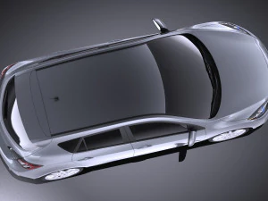 Mazda 3 Hatchback 2013 vray Modelo 3D