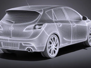 Mazda 3 Hatchback 2013 vray Modelo 3D