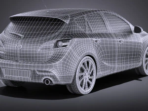 Mazda 3 Hatchback 2013 vray Modelo 3D
