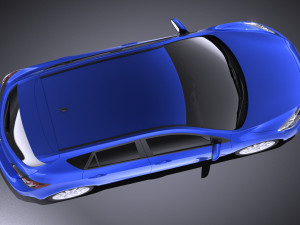 Mazda 3 Hatchback 2013 European vray Modelo 3D