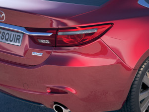 Mazda 6 Sedan 2018 3D Model