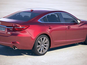 Mazda 6 Sedan 2018 3D Model